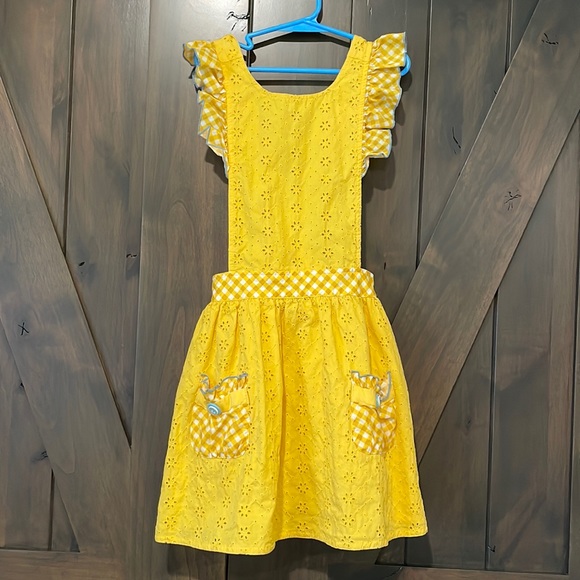 Matilda Jane Brilliant Daydream Splendid Sunshine Pinafore dress size 8 - Picture 1 of 2
